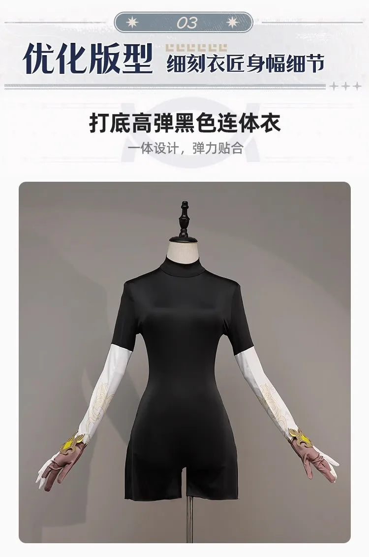 Honkai Star Rail Aglaea Memosprite Cosplay Costume Tailor Dress Summon Amphoreus The Goldweaver Halloween Party for Women Props