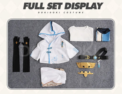 Chongyun Cosplay Costume Game Genshin Impact【XS-3XL】DokiDoki-N Men Chongyun Plus Size