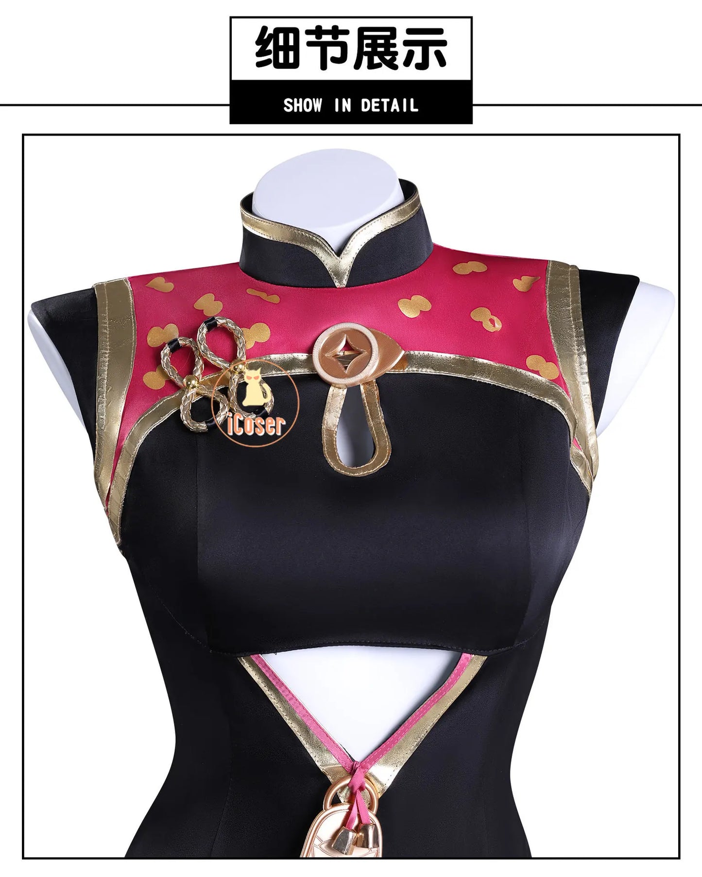 Zenless Zone Zero Sweety Cosplay Costume Wig Cheongsam Uniform Headwear Sunglasses Yum Cha Sin Halloween for Women Girls iCoser