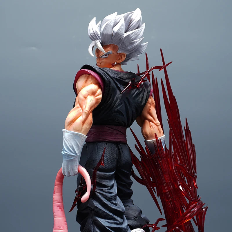 38cm Dragon Ball Yun Qi Vegetto 2.0 Anime Figure 3-Headed Model Statue Collection Desktop Decoration Fans Toys