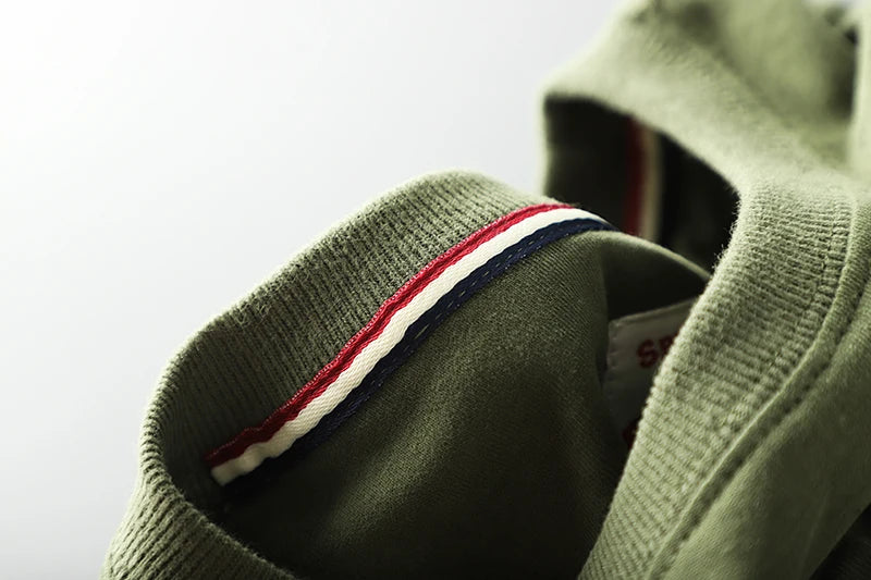 Summer American Retro Short-sleeved O-neck 3D Letter Printed T-shirt Men's Fashion Simple 100% Cotton Washed Casual Sport Tops