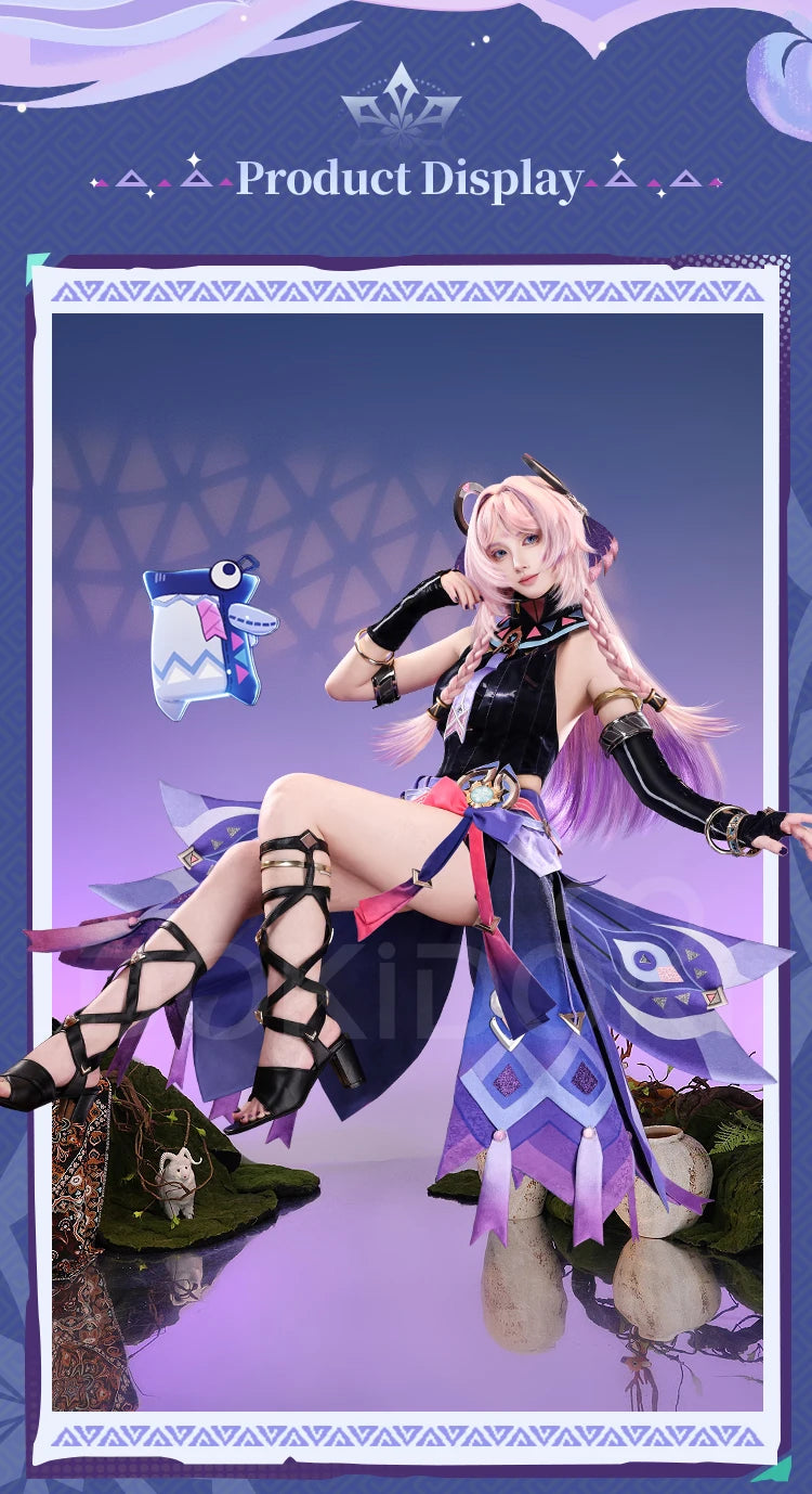 IN STOCK Citlali Cosplay Luminous Costume Game Genshin Impact【S-3XL】DokiDoki-SR Natlan Citlali Wig Plus Size