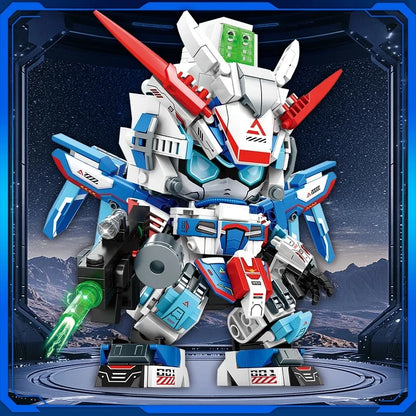 2025 STEM Building Blocks Kit, DIY Mecha Robot Model Educational Construction Toys for Kids Ages 8-12, Creative Birthday Gift