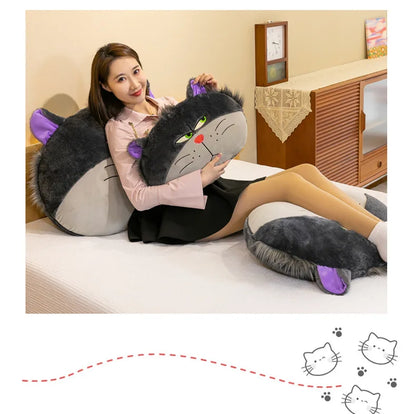 Disney Lucifer Cat Figure Doll Cartoon Anime Plush Toy Netflix Cinderella Villain Cat Doll Birthday Girls Disney Gift Plush Toy