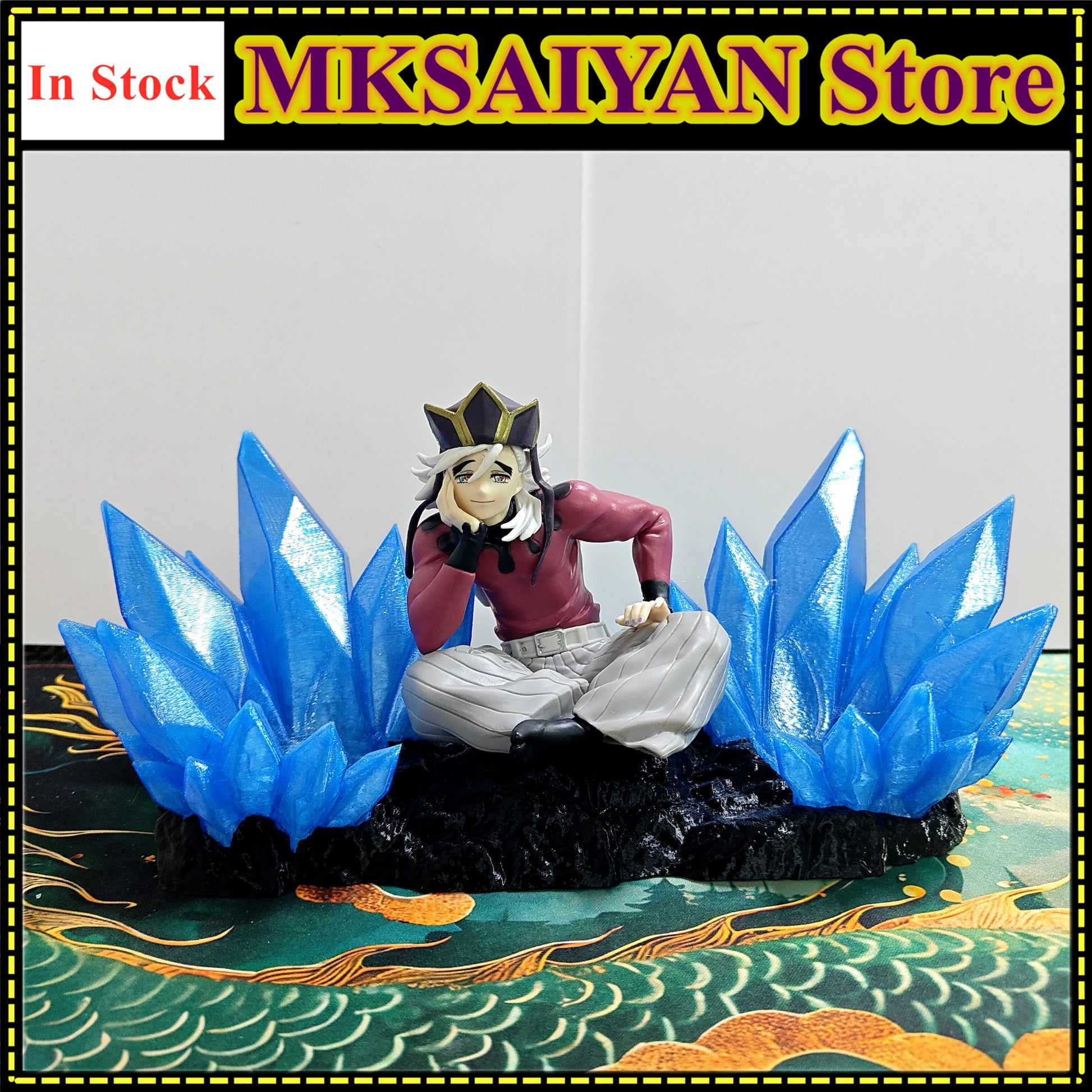 Demon Slayer Douma PVC Action Figure Kimetsu No Yaiba Infinity Castle Anime Collectible Toy - Attach effects