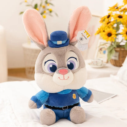 Cartoon Zootopia Judy Plush Toy Soft Stuffed Anime Animal Doll Nick Doll Ornaments Children Sleeping Pillow Cushion Couple Gifts