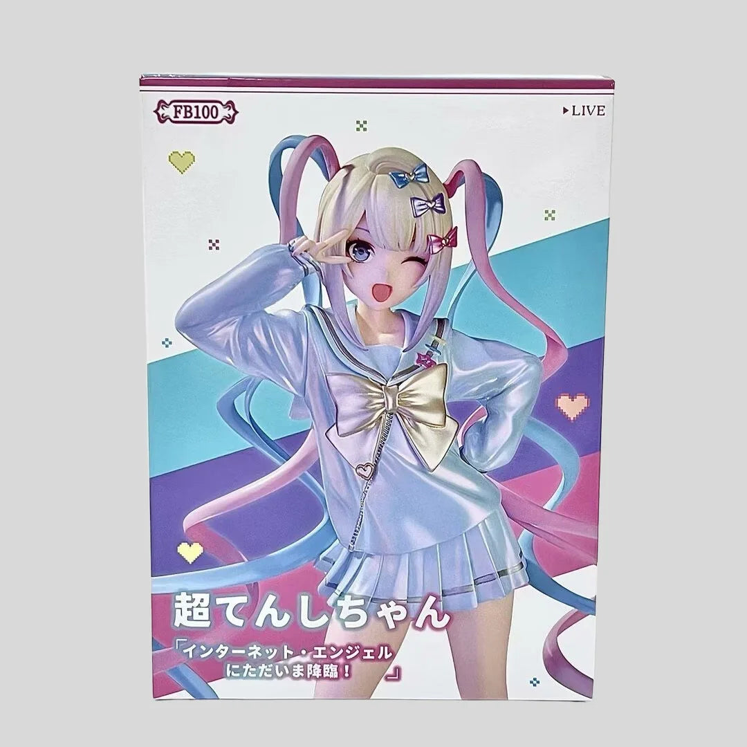 Pretty Girl Super Angel-Chan - Premium Anime Figurine Cute Vtuber Girl Collectible Model Decoration Perfect Gift For Anime