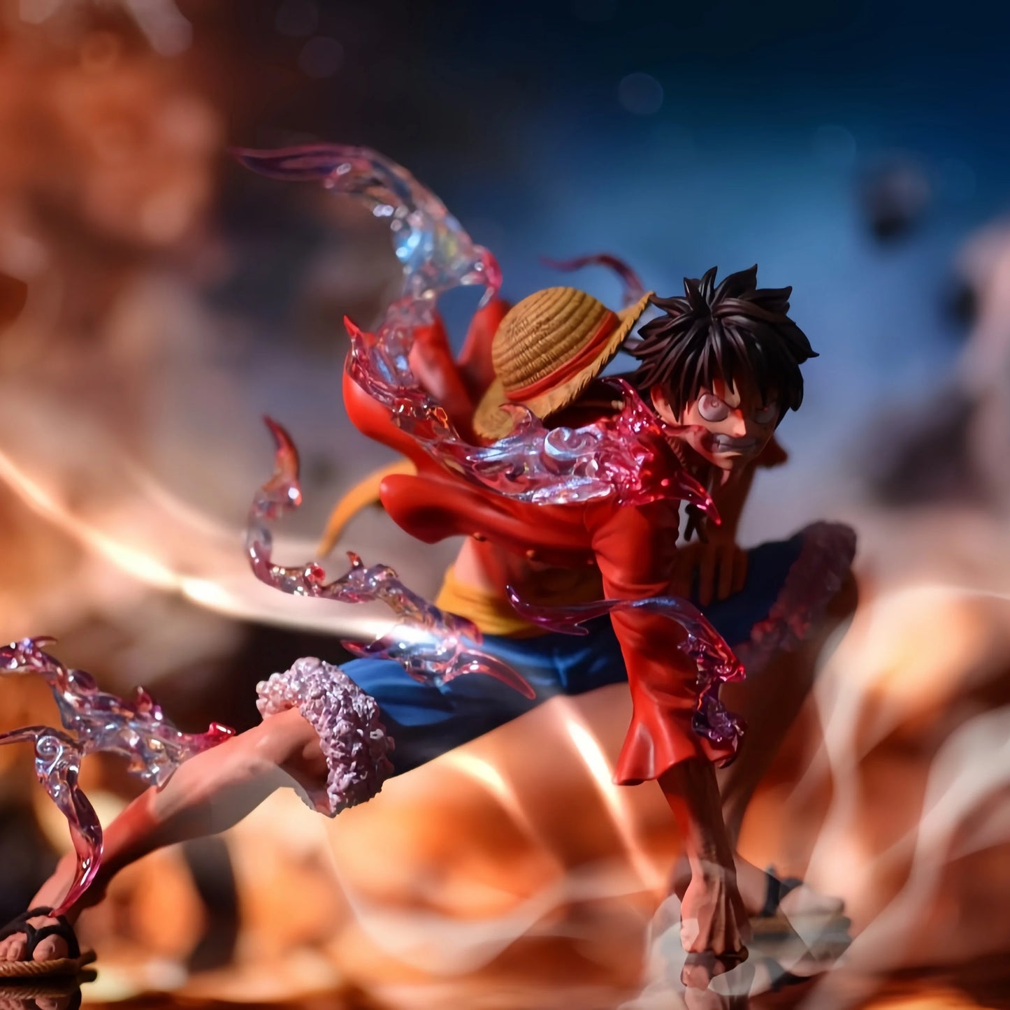 2025 19cm Anime One Piece Luffy Figure Nika Gear Fifth Second Demon Awakening Statue Pvc Action Figurine Collection Model Toys