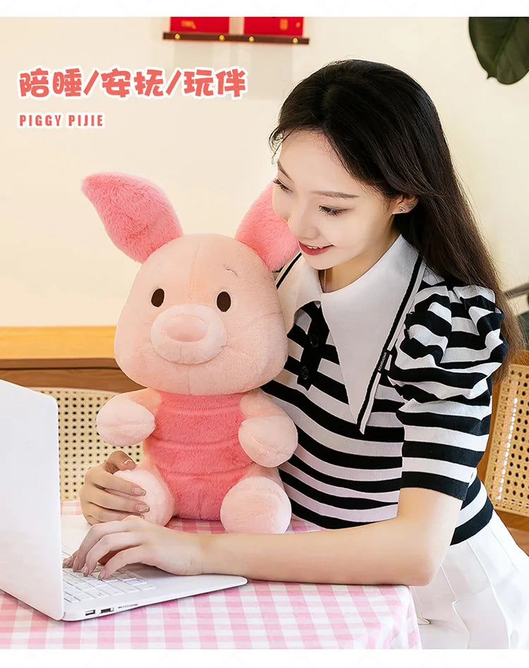 55/70/85cm Big Size Disney Piglet Kawaii Anime Plush Stuffed Doll Cartoon Room Decoration Plush Pillow Children's Holiday Gifts
