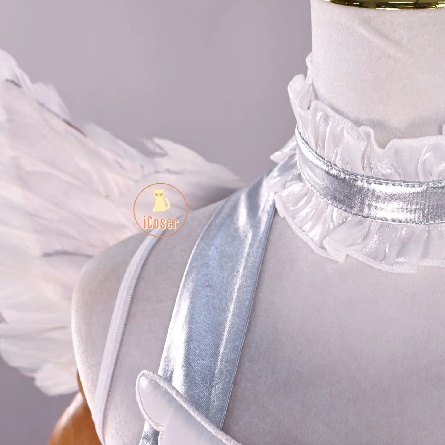 Anime New Panty Stocking with Garterbelt Stockiel Anarchy Stocking Cosplay Costume Angel Skirt Wings Halloween for Women Girls
