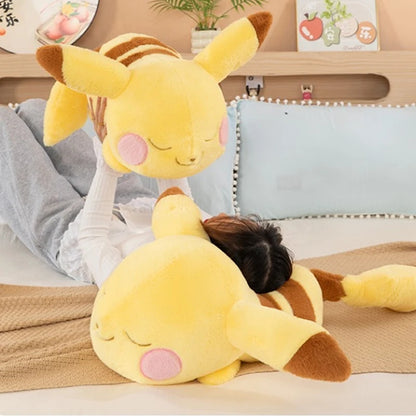40/70cm Cartoon Large Pikachu Pillow Pokemon Plush Toys Doll Cute Ornament Stuffed Plushie Pikachued Pokémon Gift for Children