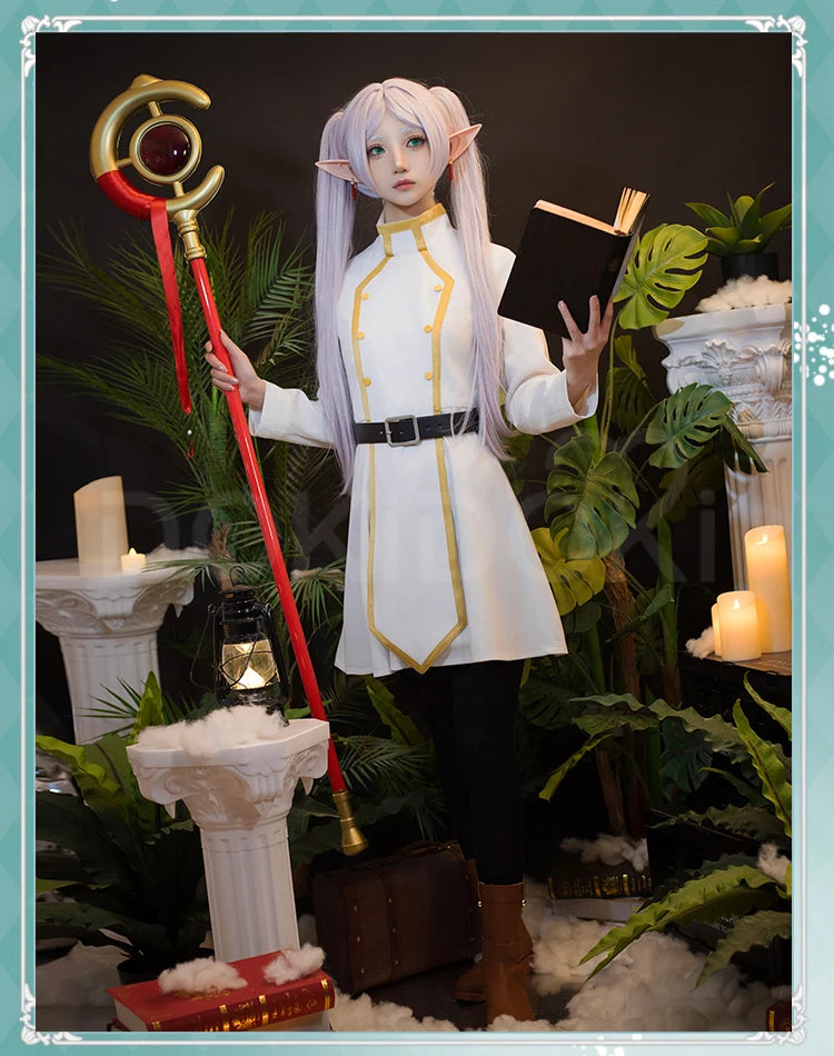 Frieren Himmel Fern Cosplay Costume Anime Frieren: Beyond Journey's End【XS-2XL】DokiDoki-R Women Winter Costume Plus Size