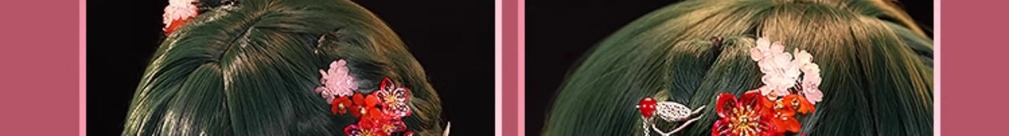 Maomao Cosplay Costume Red Dress Wig Anime The Apothecary Diaries Season 2 Kusuriya No Hitorigoto Halloween Party for Women Girl