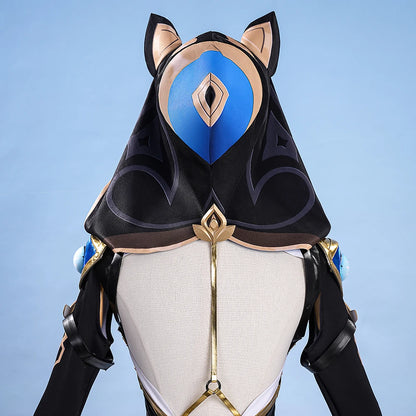 Honkai Star Rail Cipher Cosplay Costume Wig Uniform Jumpsuit Cifera Leggings Tail Props Halloween Party for Women Girls Carnival