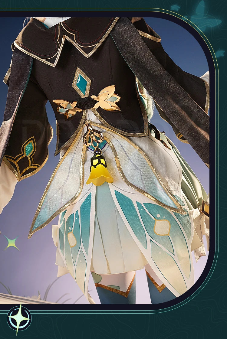 IN STOCK Firefly Cosplay Costume Game Honkai: Star Rail DokiDoki-SR HSR Female Cute Costume Outlet Firefly Cosplay Wig Halloween