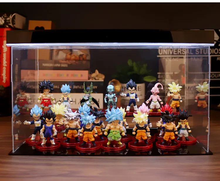 Dragon Ball Z Super Saiyan Son Goku Anime Figure Son Gohan Vegeta Broly Piccolo Majin Buu Set Action Figurine Model Gifts Toy