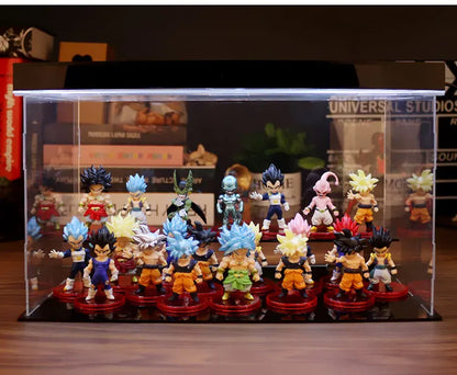 Dragon Ball Z Super Saiyan Son Goku Anime Figure Son Gohan Vegeta Broly Piccolo Majin Buu Set Action Figurine Model Gifts Toy