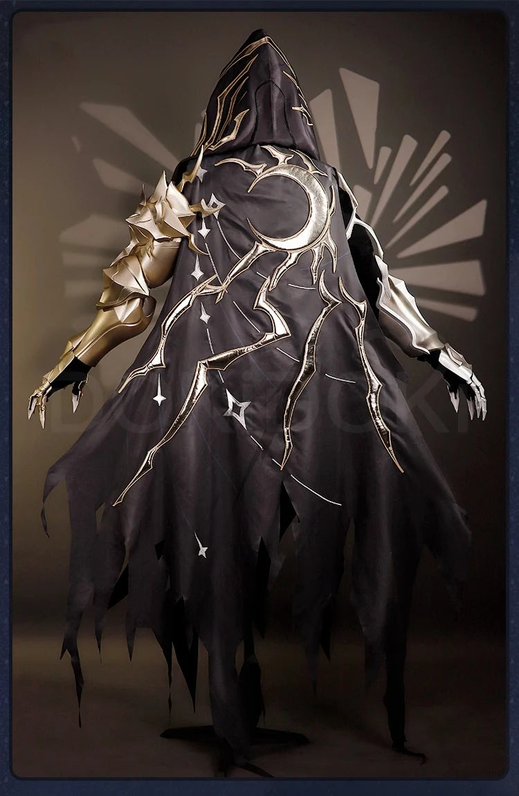 Flame Reaver Cosplay Costume Game Honkai: Star Rail【S-2XL】DokiDoki-R HSR Men Black Ember Raider Cosplay Halloween