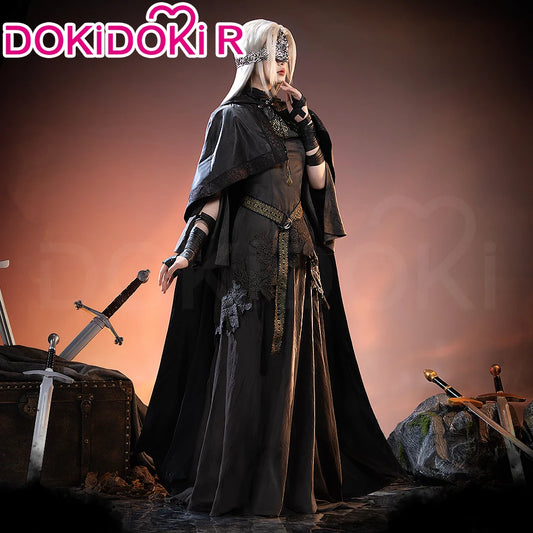 IN STOCK The Fire Keeper Cosplay Costume Game Dark Souls【S-3XL】DokiDoki-R Women Halloween Fire Keeper Cape Eye Mask Plus Size