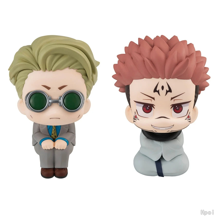 10cm Jujutsu Kaisen Anime Figure Look Up Chousou Action Figure Q Version Satoru Gojo/Geto Suguru Figurine PVC Collection Toys