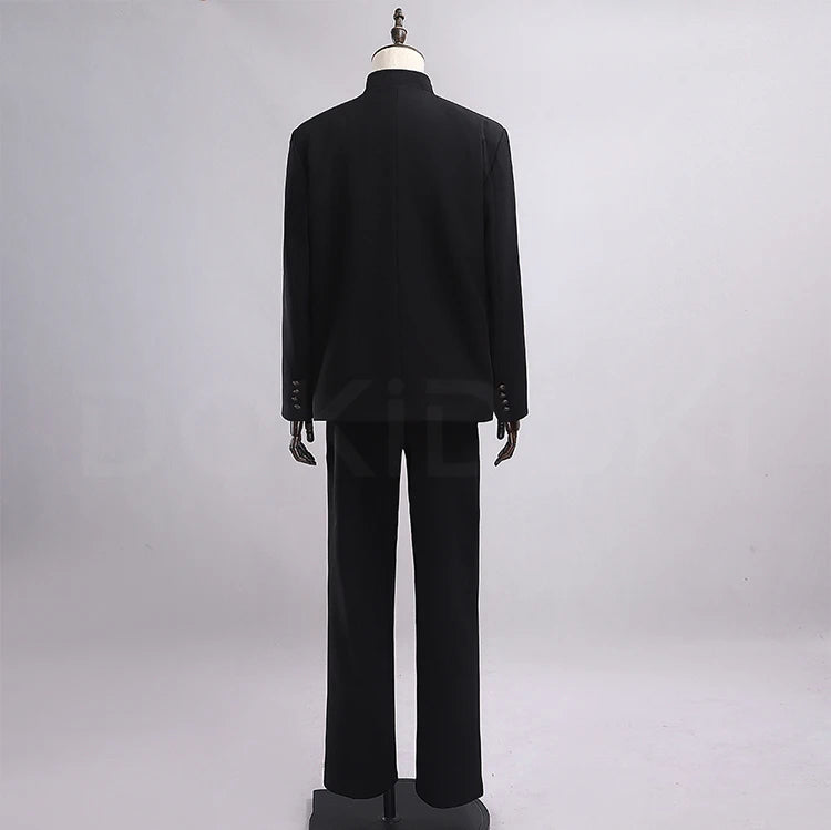 Ken Takakura Rintarou Cosplay Costume Anime【S-2XL】DokiDoki-R Men Black Universal School Uniform Suit Daily DK Costume Plus Si