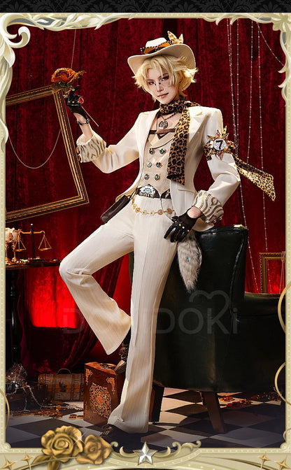 Norton Campbell Prospector Cosplay Costume Identity V DokiDoki-SR Men Uniform Norton Campbell Cosplay Hat