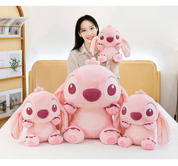 30/40/60cm Big Size Stitch Disney Anime Plush Stuffed Doll Kawaii Room Decoration Plushies Pillow Ornaments Holiday Gifts