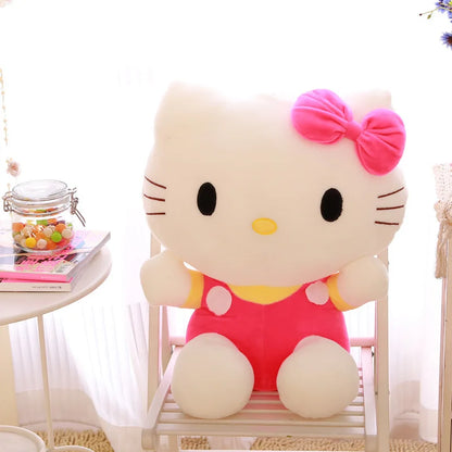 Big Size Sanrio Plush Hello Kitty Plush Hello Kitty Plushies Kawaii Hello Kitty Stuffed Dolls Animal Toy Ragdoll Home Xmas Gift