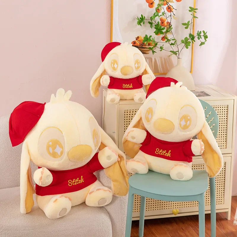 35/60CM Disney Lilo & Stitch Doll Cartoon Plush Toy Cute Anime Soft Stuffed Kawaii Golden Stich Plushie Kids Birthday Gifts