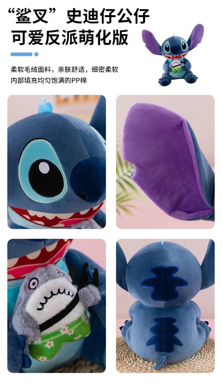 35/45/60cm Big Size Stitch Disney Anime Plush Stuffed Doll Kawaii Room Decorated with Plushies Pillow Ornaments Holiday Gifts