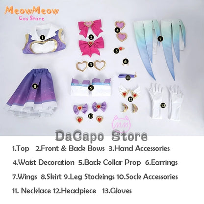 DokiWatch Kiriko Cosplay Set Polyester Overwatch 2