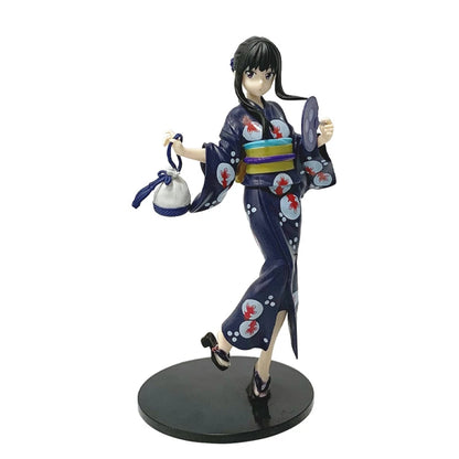 20cm Lycoris Recoil Anime Figure Bathrobe Nishikigi Chisato Action Figure Kawaii Inoue Takina Figurine PVC Collection Model Toys