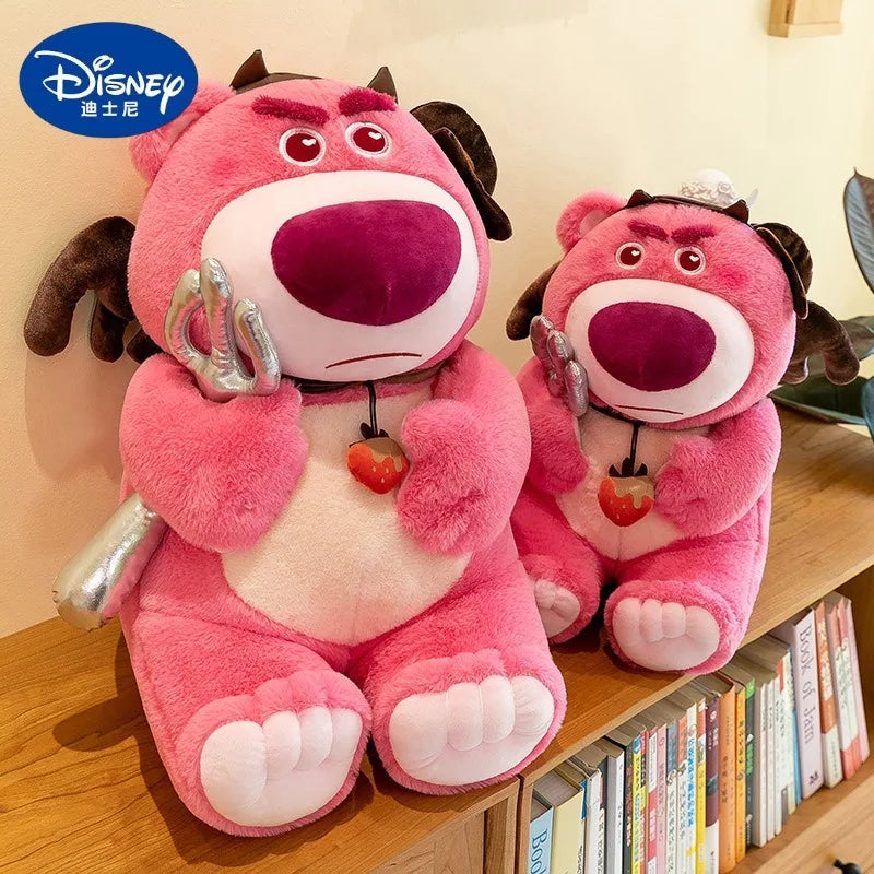 45/60/75cm Big Size Lotso Disney Anime Plush Stuffed Doll Kawaii Room Decor Plushies Children Cartoon Pillow Holiday Gifts