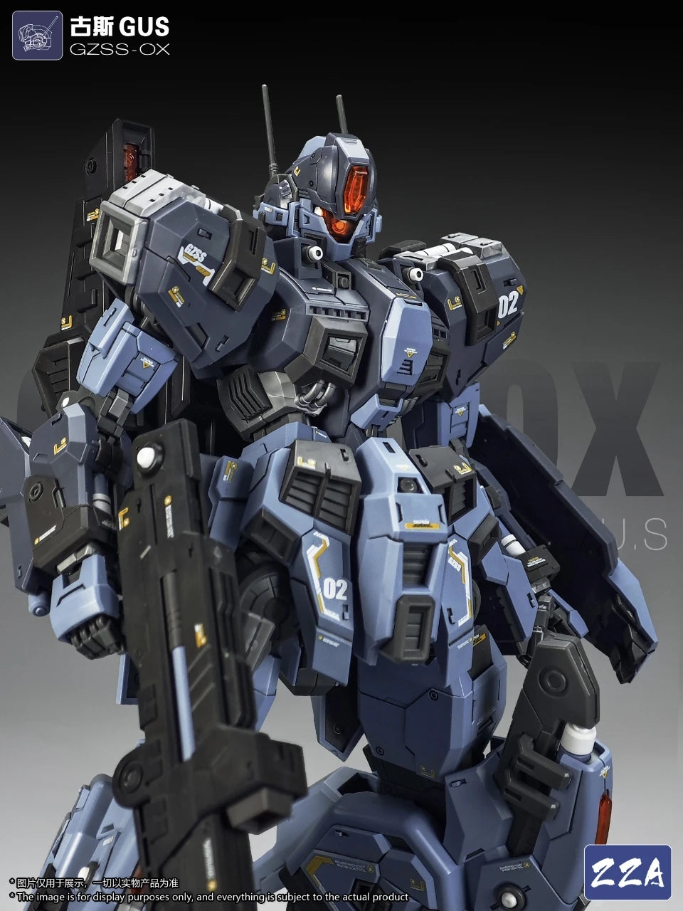 1/100 ZZZA GUS GZSS-OX Series Action Figure Mecha Warrior High Detail Detachable Assembly Model Collectible Toy Christmas Gifts