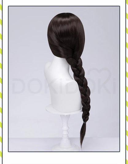 Glinda Elphaba Cosplay Wig Anime Wicked DokiDoki Front Lace Wig Golden Long 60cm Hair Glinda Cosplay Elphaba Hat Free Cap