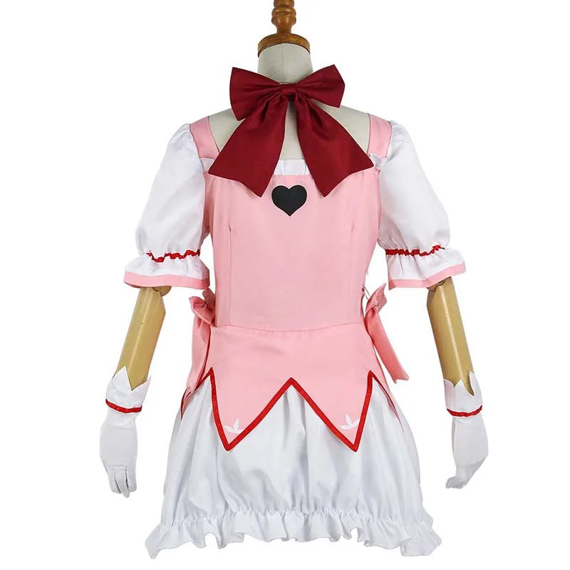 Puella Magi Madoka Magica Kaname Costume Set Cotton Polyester