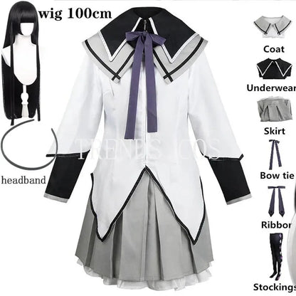 Homchee Trends Akemi Homura Cosplay Costume Set Polyester