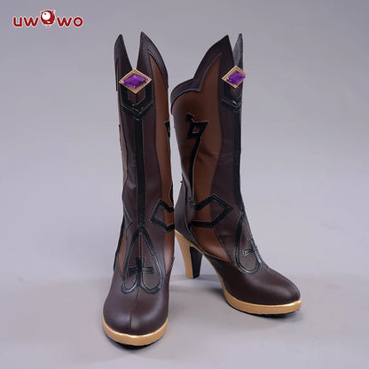 UWOWO Game Genshin Impact Fischl Cosplay Shoes Cosplay Boots Prinzessin der Verurteilung Costume Accessories Foots