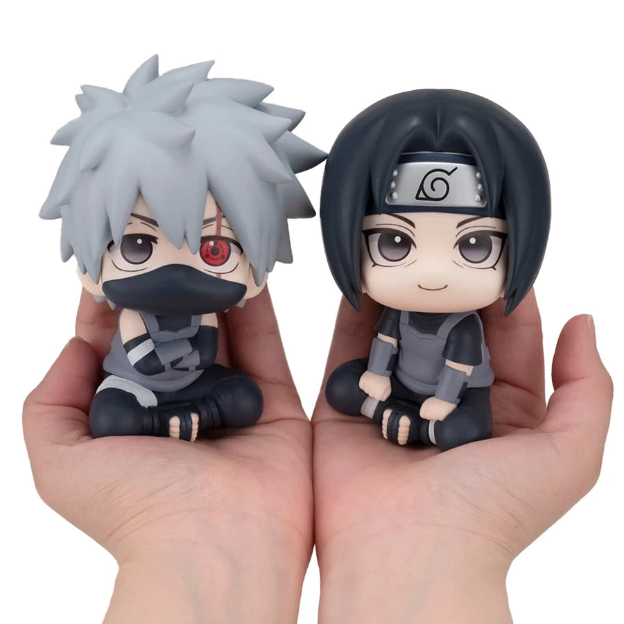 10cm Naruto Anime Figure Naruto Shippuuden Uchiha Itachi Action Figure Q Version Kakashi Figurine PVC Collection Model Doll Toys