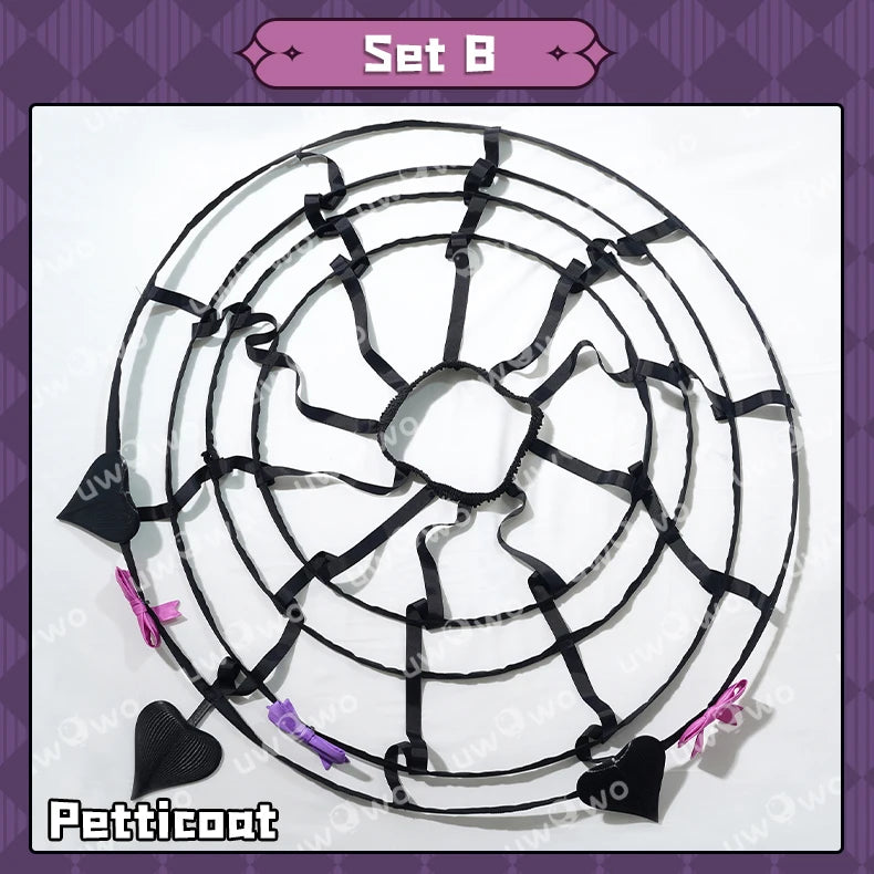 UWOWO Collab series: Game Identity V Blood Queen Mary Cosplay Costume Purple Costume