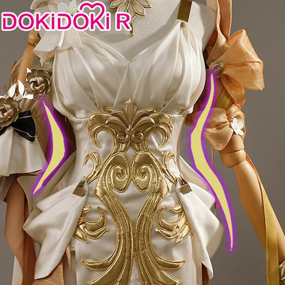 Aglaea Cosplay Costume Game Honkai: Star Rail DokiDoki-R HSR Women Golden Dress Costume Aglaea Cosplay