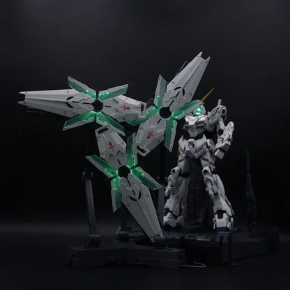 In Stock﻿ SHENSHOU Model Unicorn MGEX 1/100 RX-0 Assembly Model Kit Toys Toy With Lamp Group Action Figure Robot Gifts