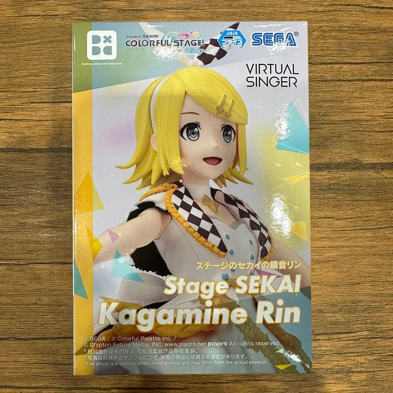 Bandai SEGA Hatsune Miku Kaito Meiko Megurine Luka Kagamine PVC Figures - Rin