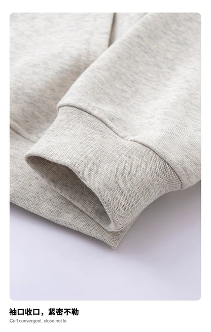 ZODF Trendy 2025 Heavy Weight 445gsm Zipper Hoodies For Man Unisex Casual Zip-up Hooded SweatShirts Coats HY1102