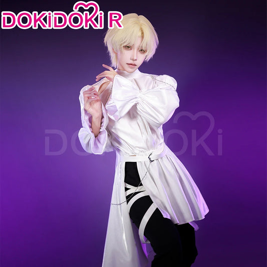 IN STOCK Luka Cosplay Costume Anime Alien Stage Cosplay【S-2XL】DokiDoki-R Men White Uniform Stage Luka Cosplay Plus Size