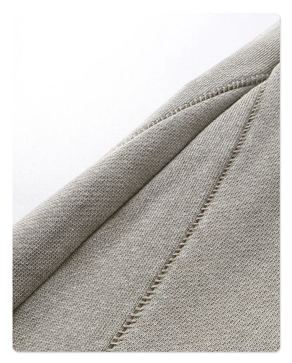 ZODF Retro 2025 Autumn Men 380gsm Washed Cotton Pants Unisex Patchwork Distressed Heavyweight Loose Solid Terry Trousers HY1071