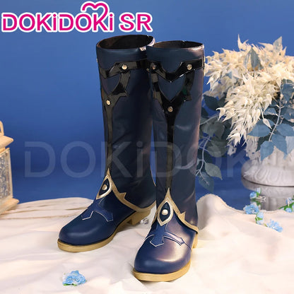 IN STOCK Anaxa Sunday Jiaoqiu Shoes Cosplay Game Honkai: Star Rail Cosplay DokiDoki-SR Men Black Boots Anaxa Cosplay Boots