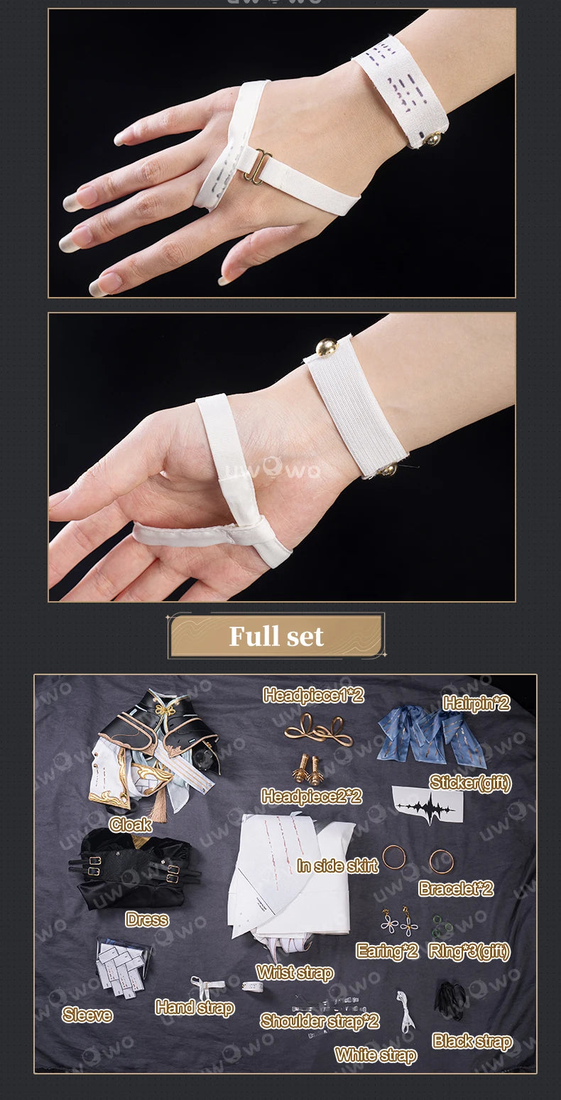 IN STOCK UWOWO Jinhsi Cosplay Game Wuthering Waves  WuWa Jinhsi Cosplay Costume Halloween Costume