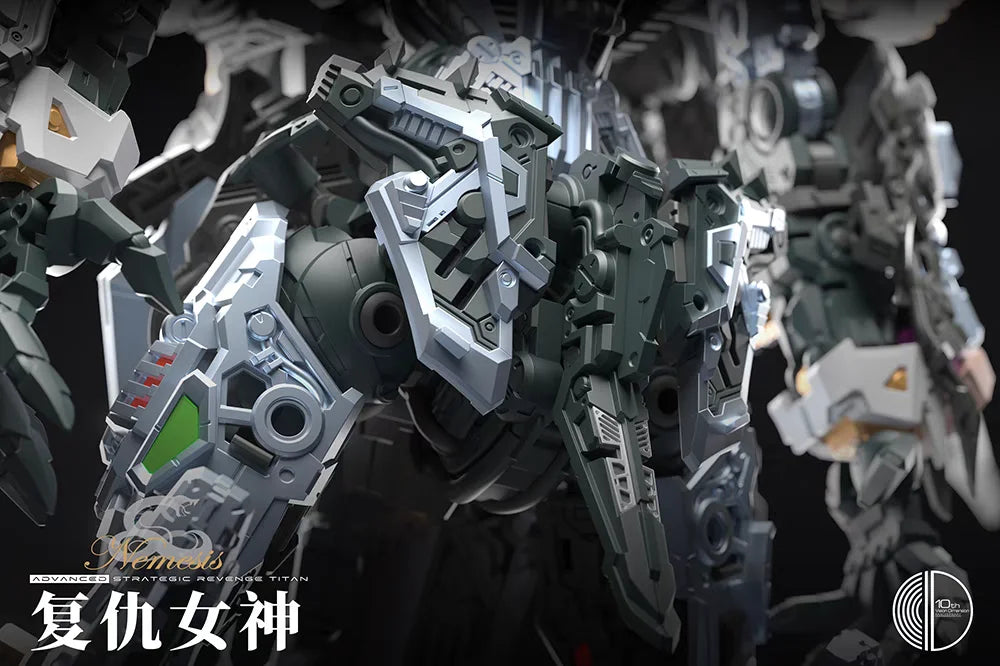 Infinite Dimension Nemesis Series Alloy Skeleton Action Figure Futuristic Mecha Detachable Parts Assembly Model Toy Boy Gifts