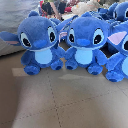 Disney Lilo&Stitch Plush Toys Kawaii Pink/Blue Soft Pillow Stuffed 30-80cm Christmas Gift for Children Anime Plushie Doll Stitch